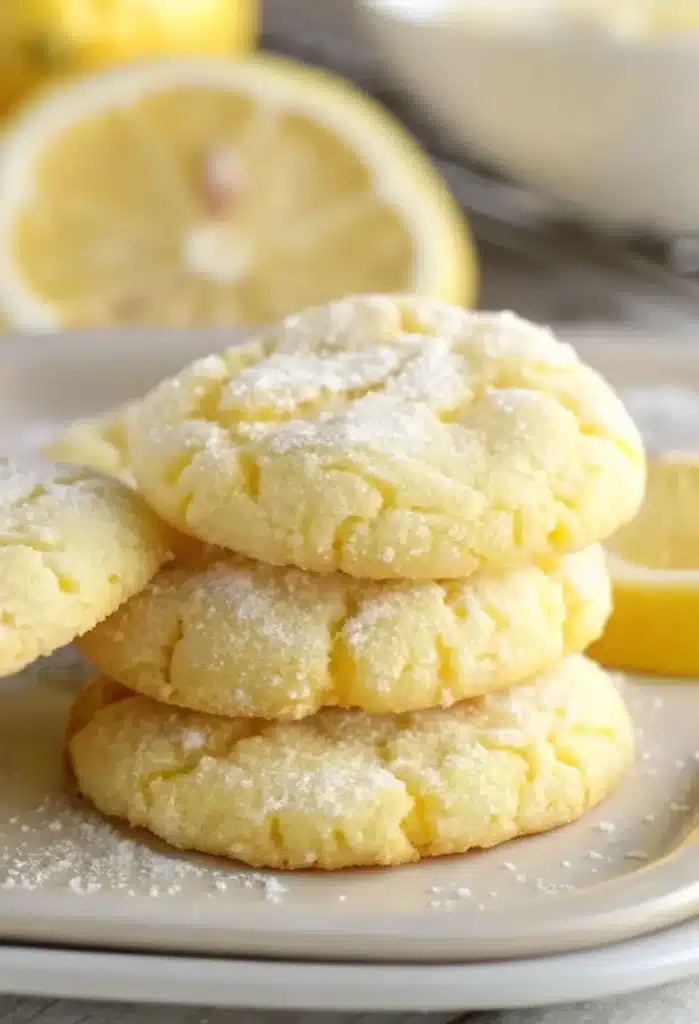 Heavenly Lemon Cake Mix Cookies