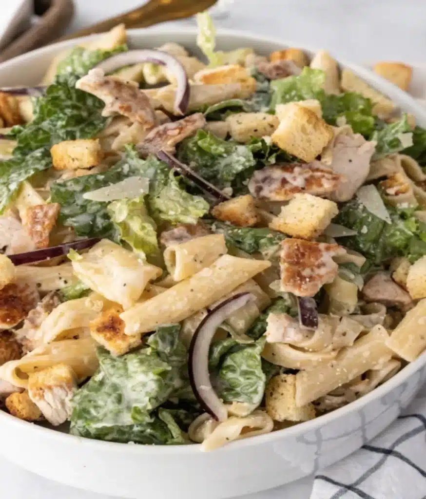 Chicken Caesar Pasta Salad