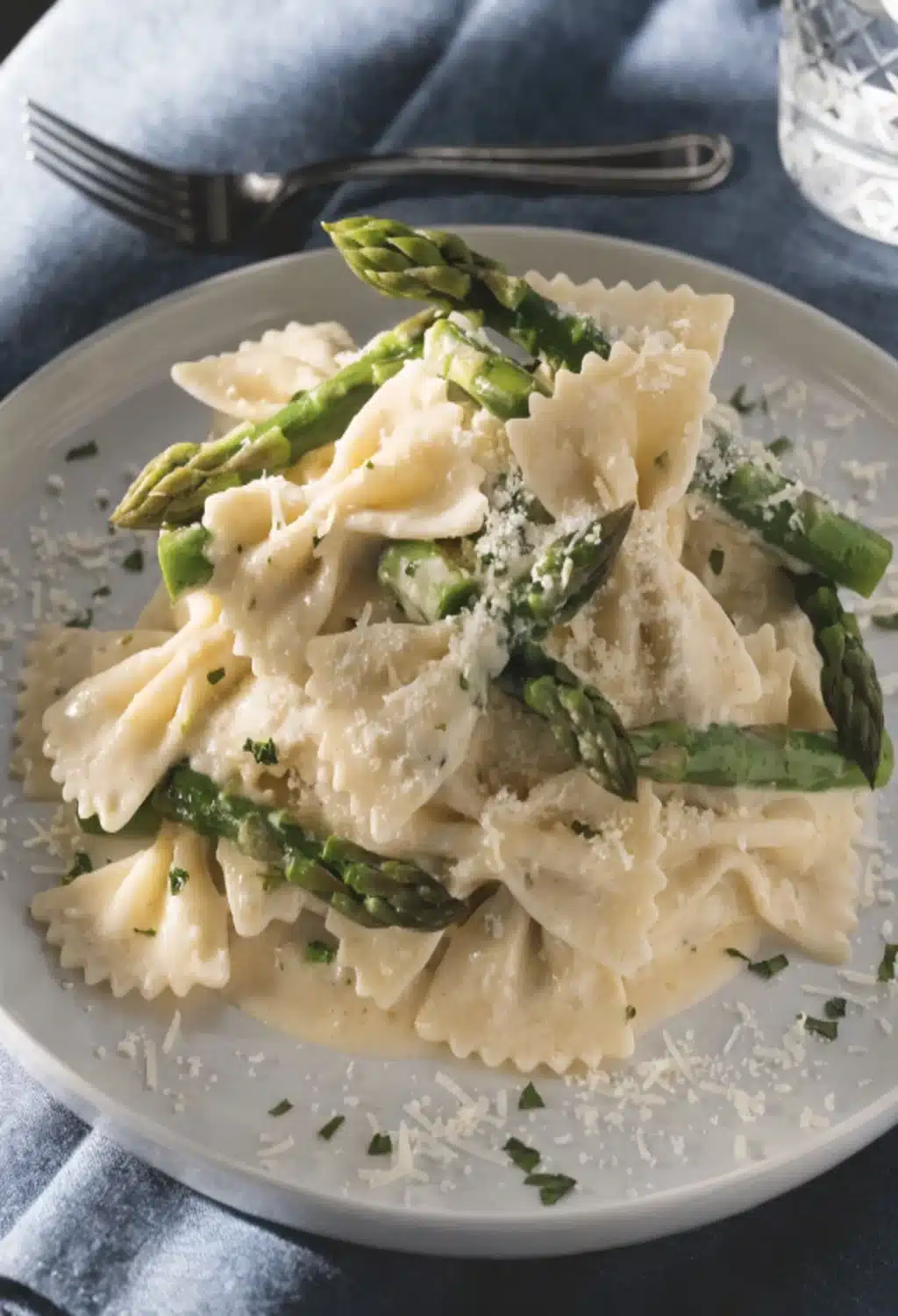Creamy Asparagus Bow Tie Pasta Creamy Asparagus Bow Tie Pasta Creamy Asparagus Bow Tie Pasta