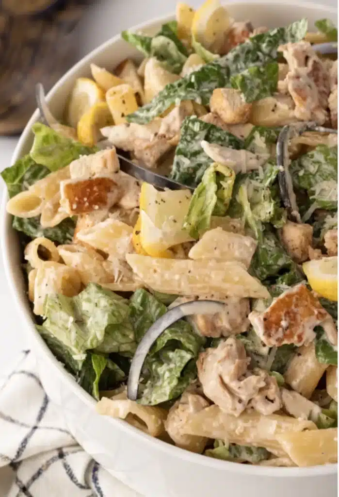 Chicken Caesar Pasta Salad